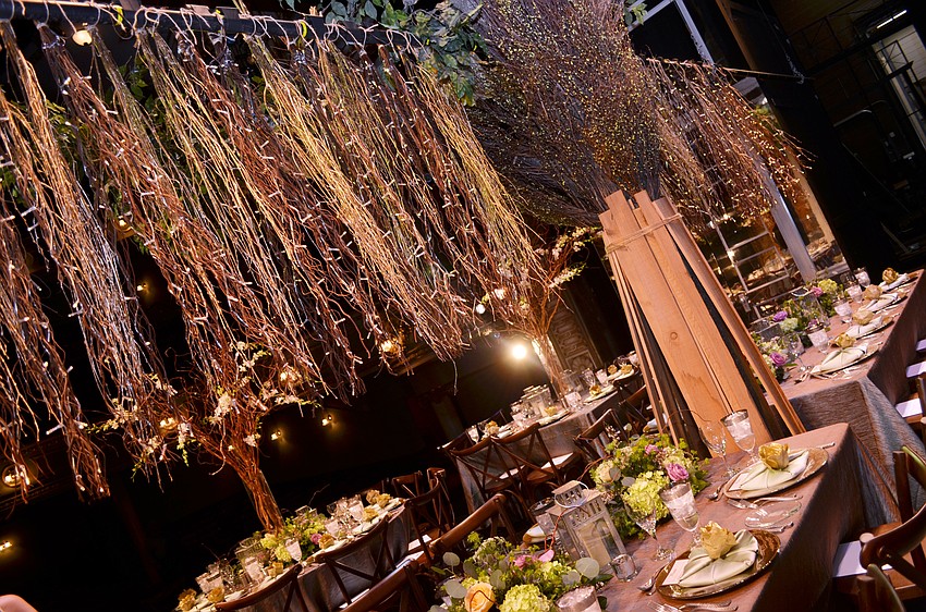 The Mertz Stage at Asolo Repertory Theatre was decorated to the theme “Into the Woods” for Season Celebration on Stage.
