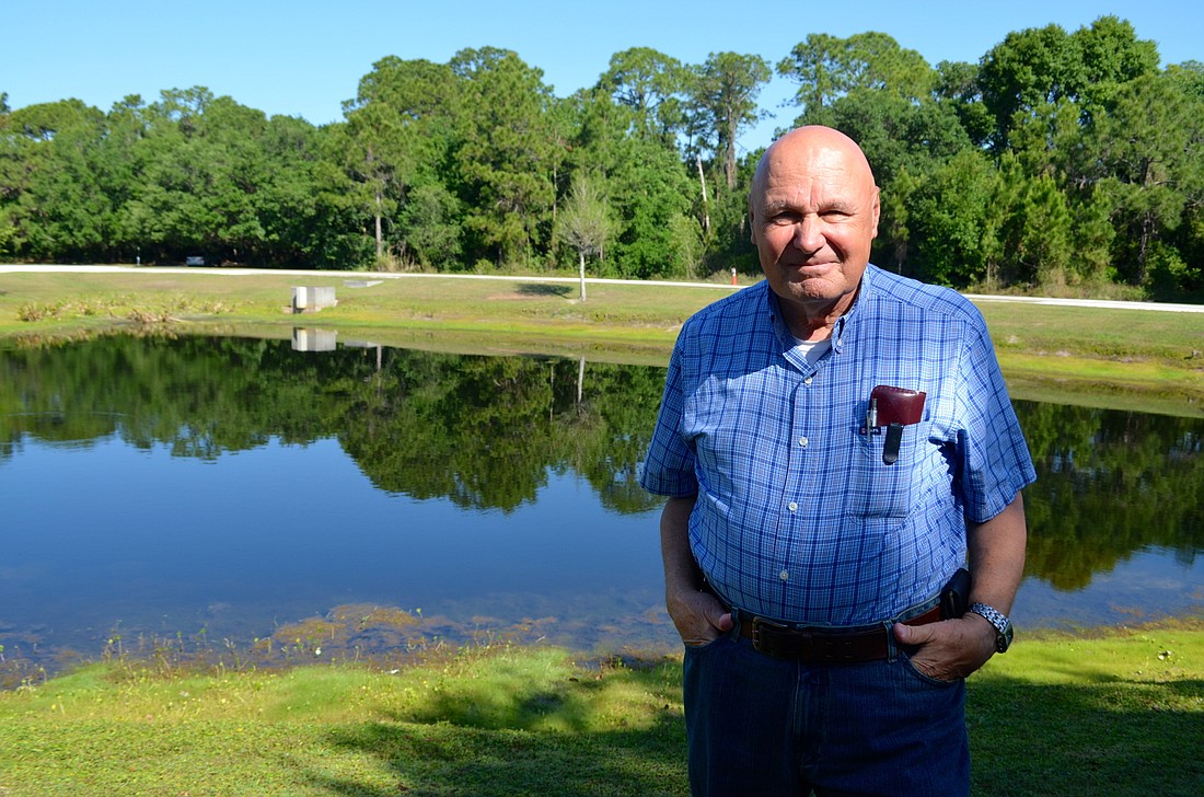 Each month, Greenbrook resident Joe Sidiski and other East County residents converge to change  perceptions of ponds in their backyards. Photo by Amanda Sebastiano