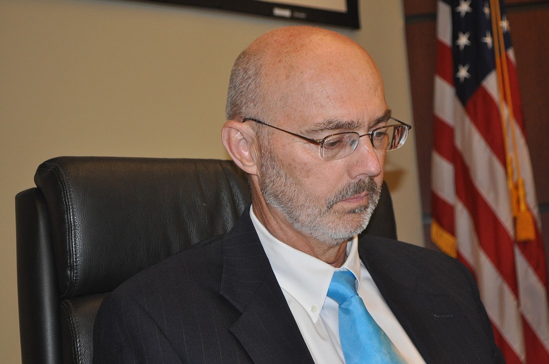 Town Manager Dave Bullock won't divulge how long he wants to be the town's manager.