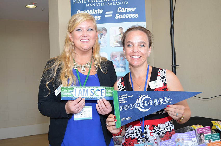 Candice Goodman and Jennifer Boris of State College of Florida.