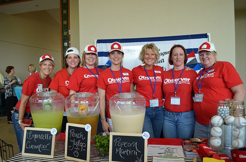 Members from the Observer Media Group dressed as characters from 