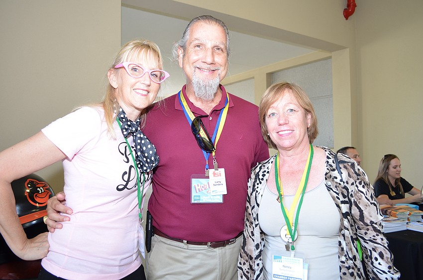 Sandra Mantius, Larry Sanders and Nancy Erickson