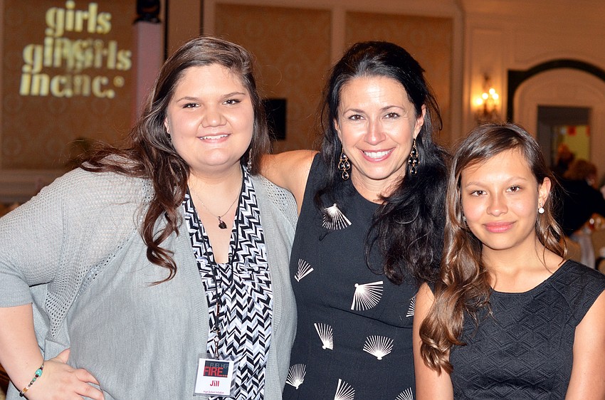 Jillian Nixon, Kay Mathers and Girls Inc. ‘Girl of the Year’ 2015 Honoree Isabelle Crotsley