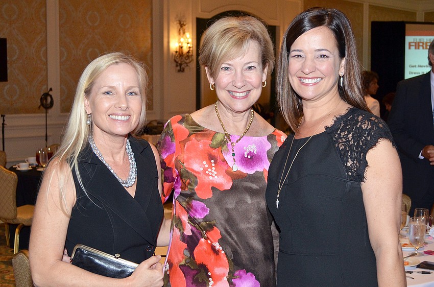 Kelly Menke, Georgina Clamage and Mary Pat Radford