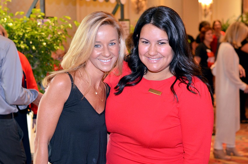 Ashley Markley and Kelsey Alholm