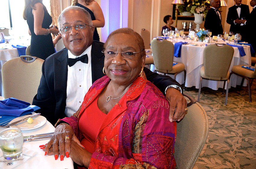 Sandra and Albertus Jenkins are excited for the main speaker, Harvrad University graduate James Cole.