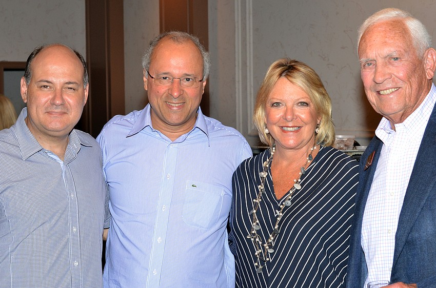 Claudio Cruz, Antonio Meneses, Joan Morgan and Frederick Derr