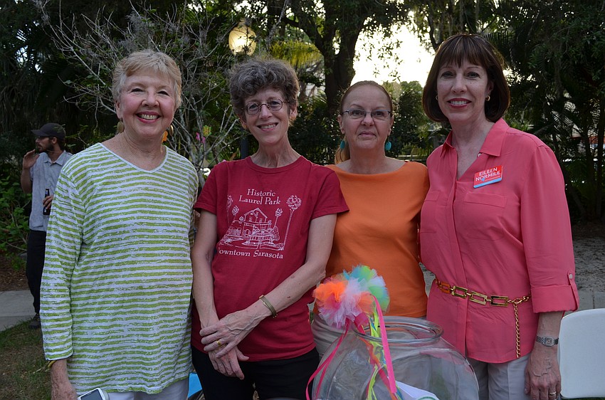 Jude Levy, Kate Lowman, Pandora Seibert and Commissioner Eileen Normile