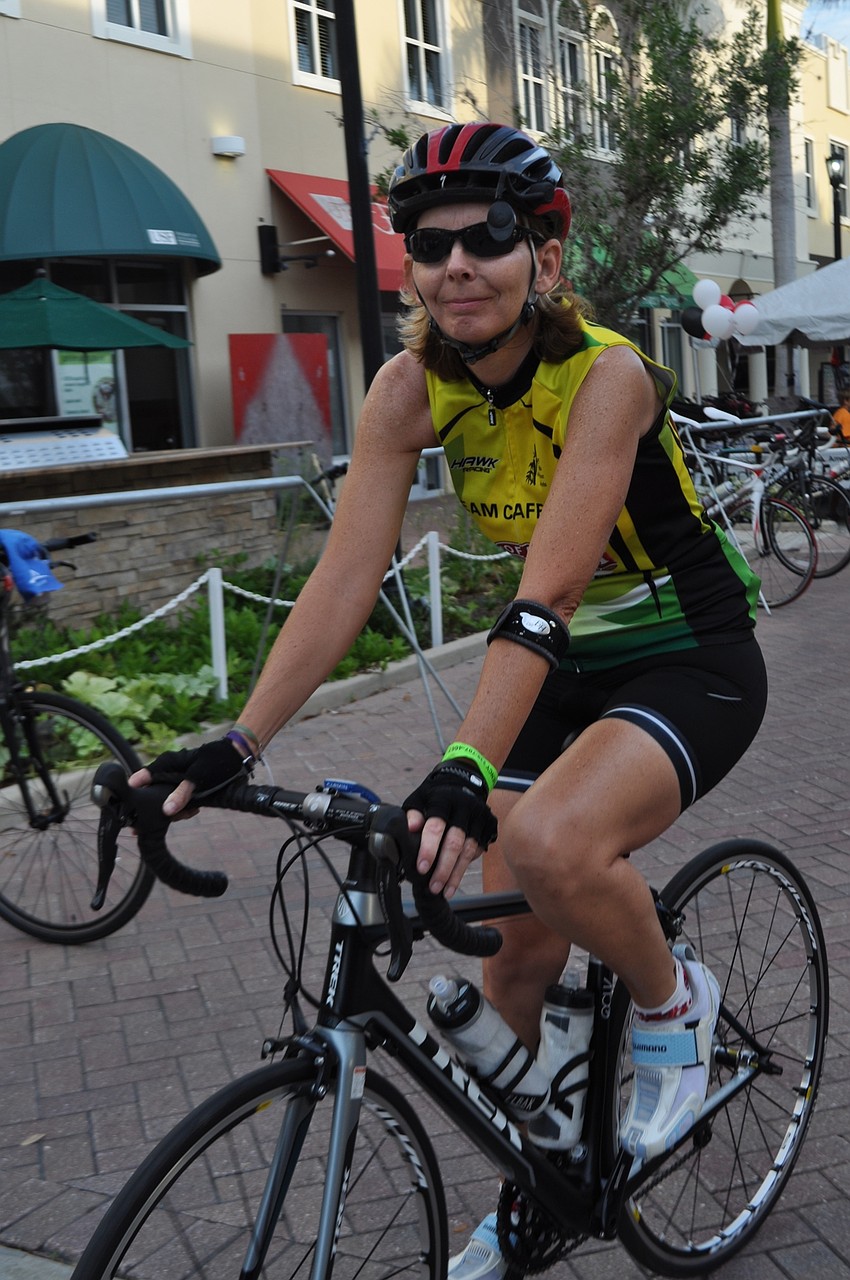Chris Prokosch rides with the Sarasota-Manatee Bicycle Club.