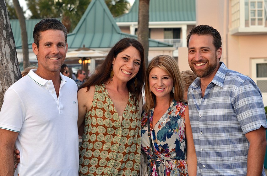 Fred and Allison Cochran with Emily and Rob Stroud