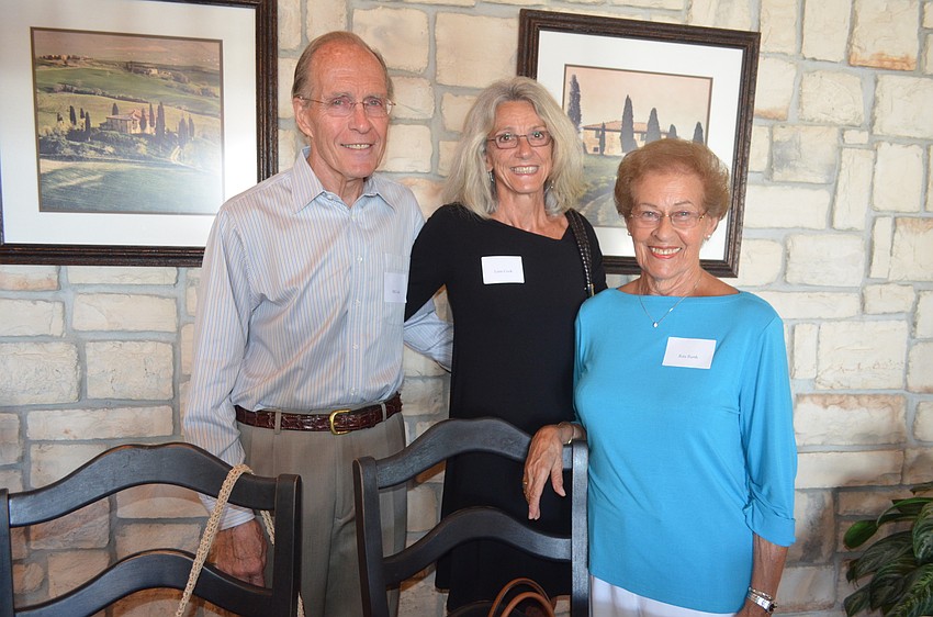 Bill and Lynn Cook with Rita Barth
