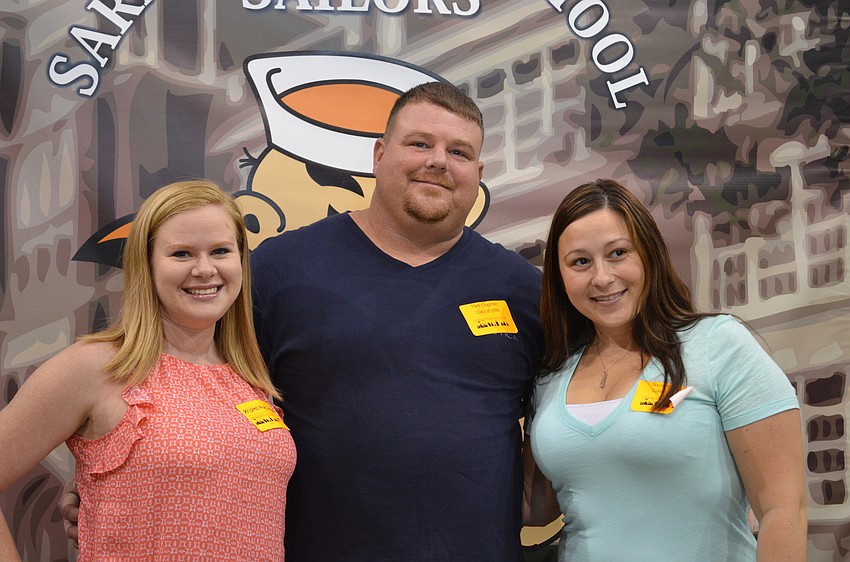 Kristen Frye, Mark Chapman and Nancy Clanton represented the class of 1999.