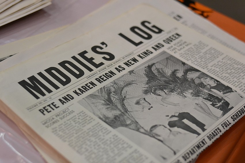 Copies of the Sarasota High School student newspaper the Sarasotoan