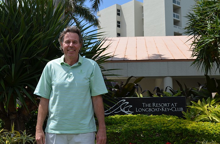 Mark Walsh, vice president of Delray Beach-based Ocean Properties Ltd., has been making weekly trips to Longboat Key to inform community associations about the upcoming referendum May 12. Photo by Kurt Schultheis