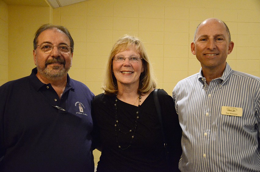County Commissioner Alan Maio and his wife, Nancy, and SIA President Tony Romanus