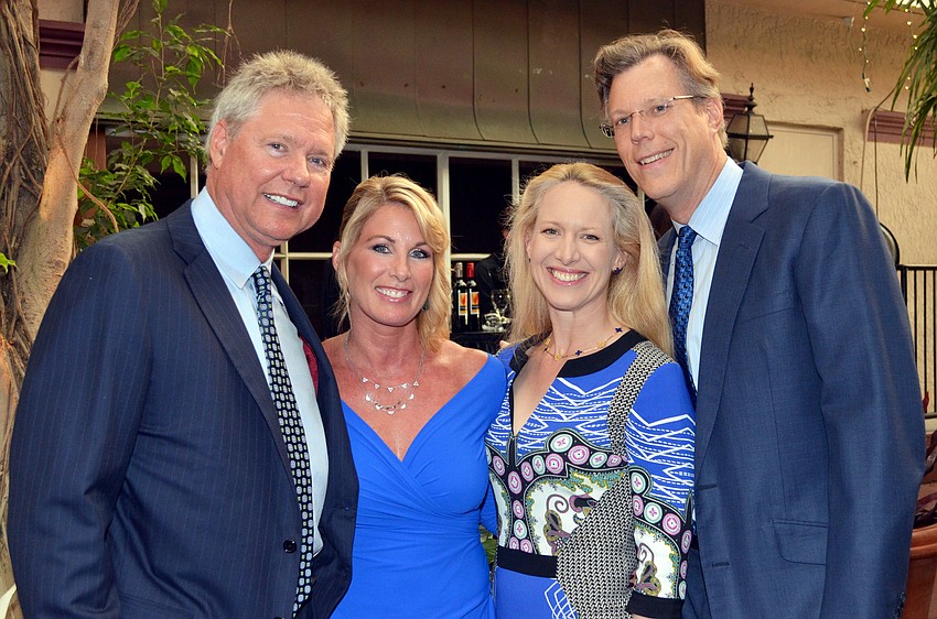 Larry and Jennifer Fox with Ariane and Bob Dart