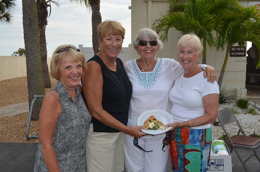 Joyce Mazurek, Beth Waldman, Sue Troup and event hose Sharyn Ford