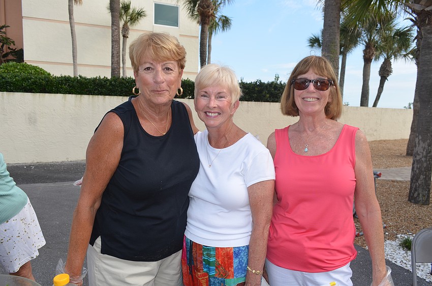 Beth Waldman, event host Sharyn Ford and Barbara Bellamente
