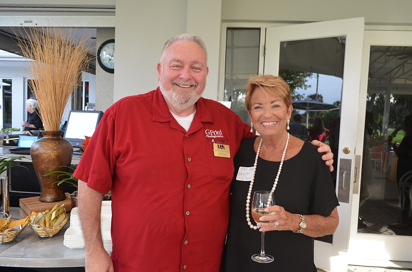 Jack Dean, of G. Fried Flooring, and Pat Mock, of Design 2000