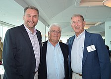 Rep. Doug Holder, Frank Patti and Bill Aubuchon