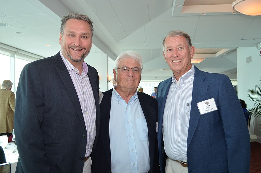 Rep. Doug Holder, Frank Patti and Bill Aubuchon