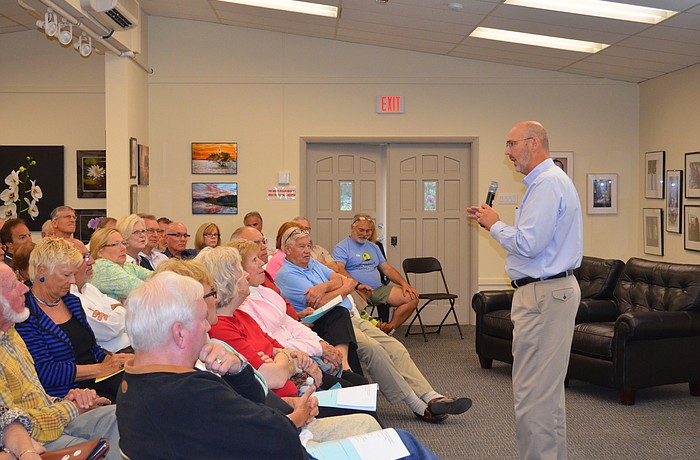 Town Manager Dave Bullock was a speaker at last year's North End Property Owners Coalition forum.