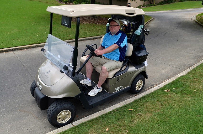 Brian Keegan doesn’t golf often, but he enjoys the sport.