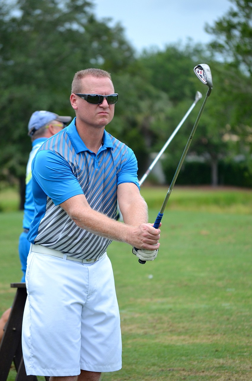 Past alliance Chairman Brian Volner shows his support for the group, while also enjoying an afternoon of golf.