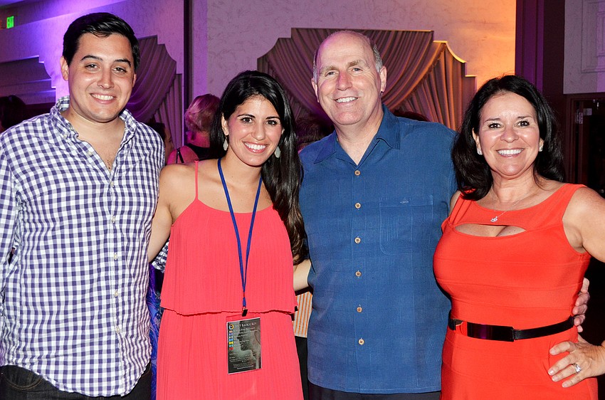 Michael Calamars and Kelly Martella with Michael and Kathy Martella