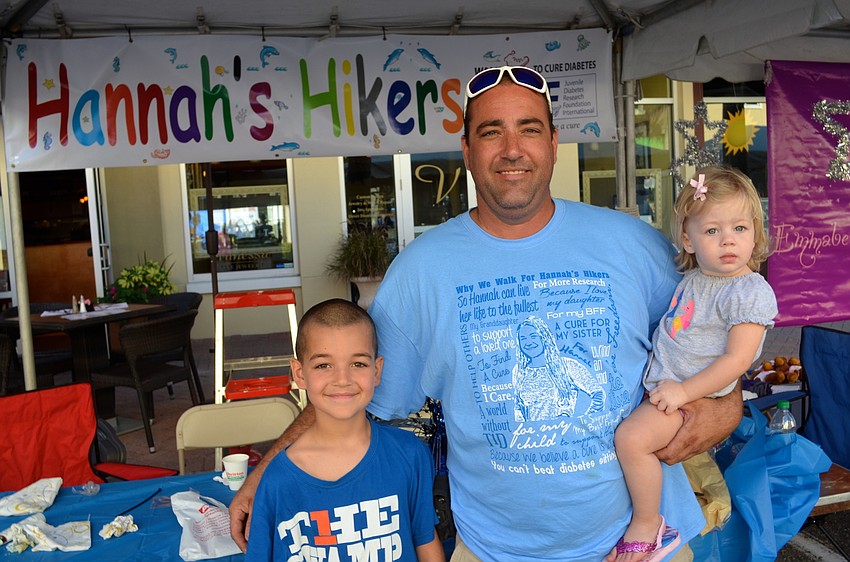 Jake, Sean and Brielle Arbuckle are part of the Hannah’s Hikers team.