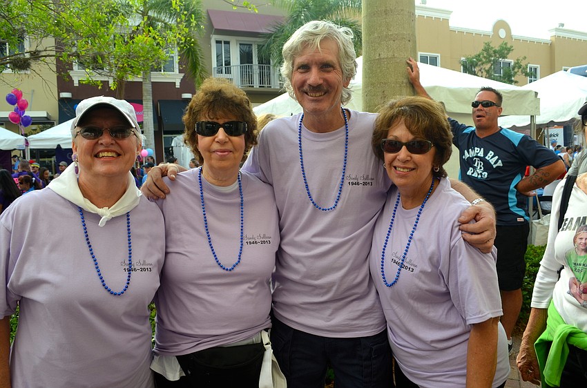 Georgia Juback, Teri Gulley, Tim Schroyer and Mary Miller make up Sandy Sullivan’s team.