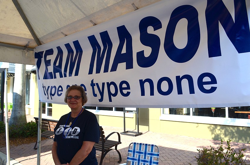Jennie Lockhart and the other members of Team Mason, which was named after her 4-year-old grandson, raised more than $3,000.