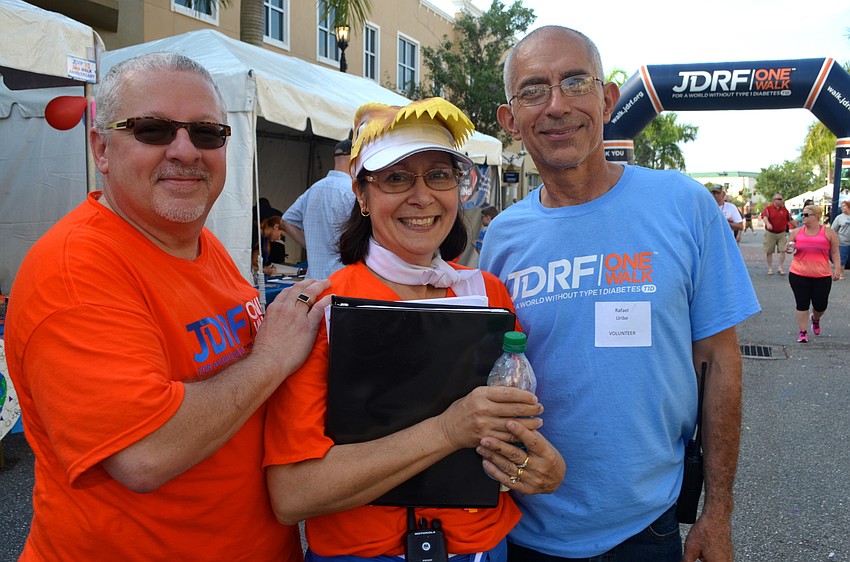 Carl Marks, Maria Hussey and Rafael Uribe helped coordinate the annual event.