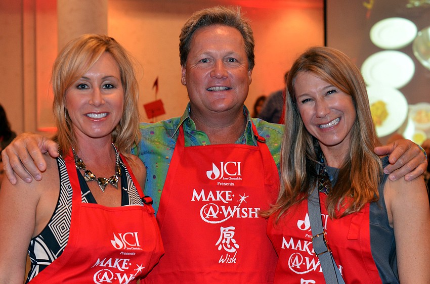 Jennifer and Scott Allen with Janet Walter