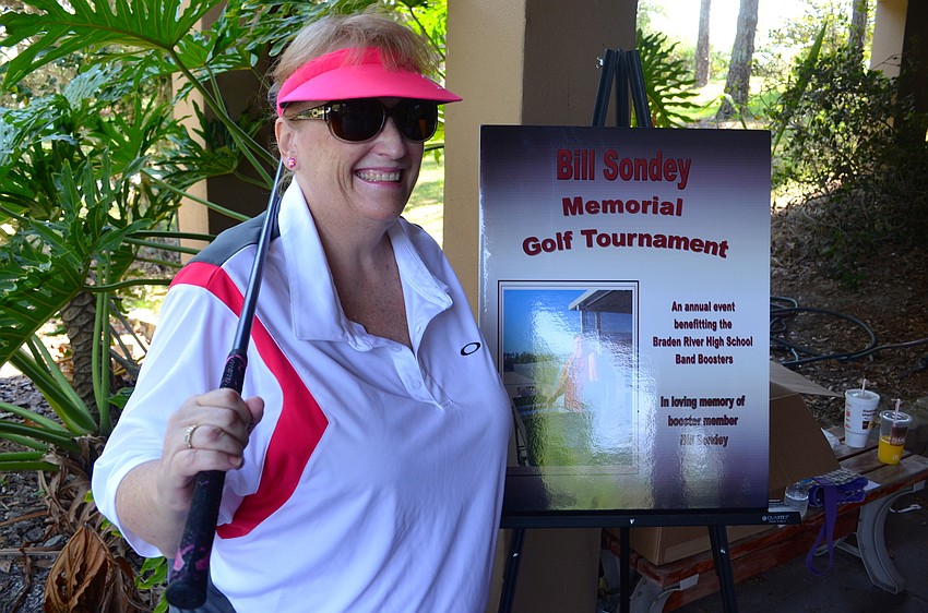 Kim Sondey and her late husband, Bill, created an annual golf tournament to raise funds for Braden River High about seven years ago. After Sondey died, the tournament’s name changed to honor the former Booster member.