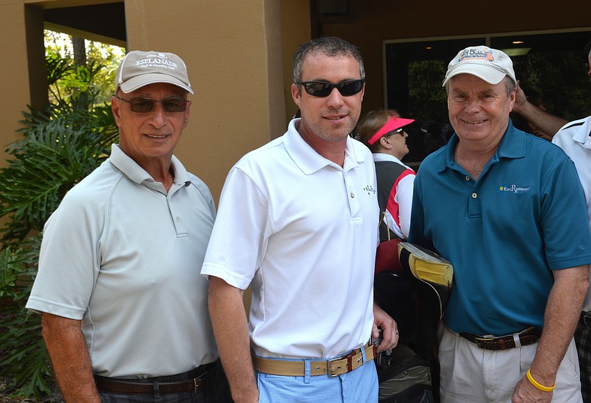 Joe Vignola attends the event with friends his friends Steve and Bob Finn.