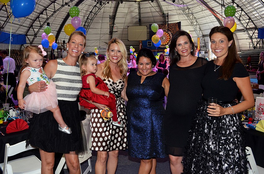 Erin and Caroline Hart, Montana and Anna Belle Tamplinger, Kelsey Alholm, Chelsea Stickley and Lea Mei