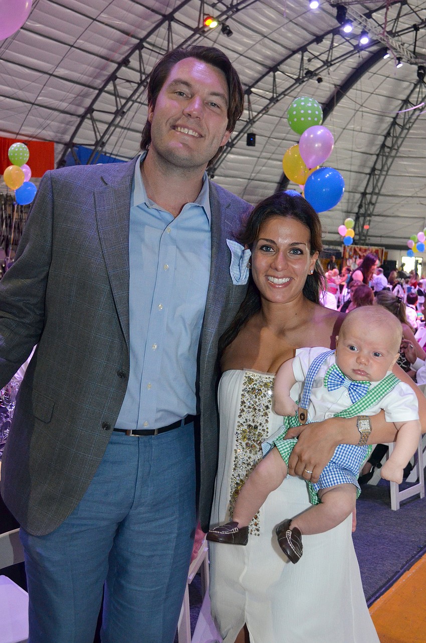 Chad Stewart and Tatyana Sharoubim with son Byron Stewart