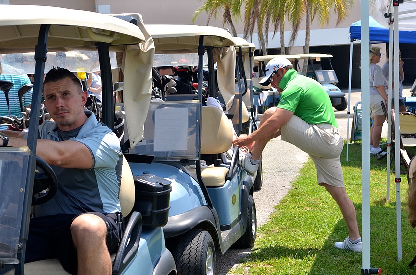 — Forty golfers came together to participate in the school’s fundraiser.