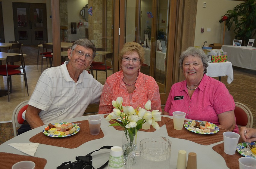 Fred and Carol Fillmore with Sally Caswell