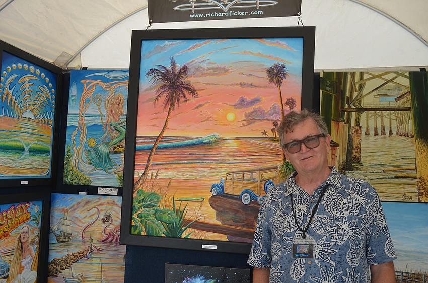 Acrylic and oil painter Rich Ficker