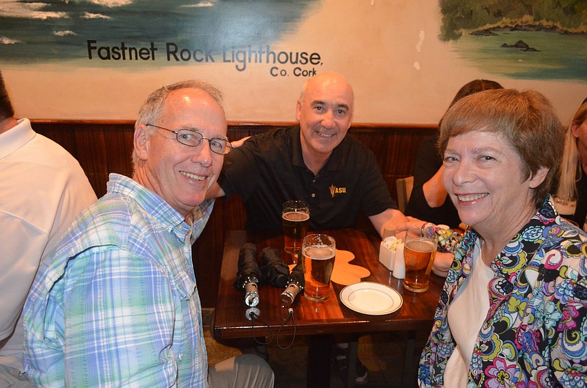 John and Sarasota County Commissioner Nora Patterson with John Lakin