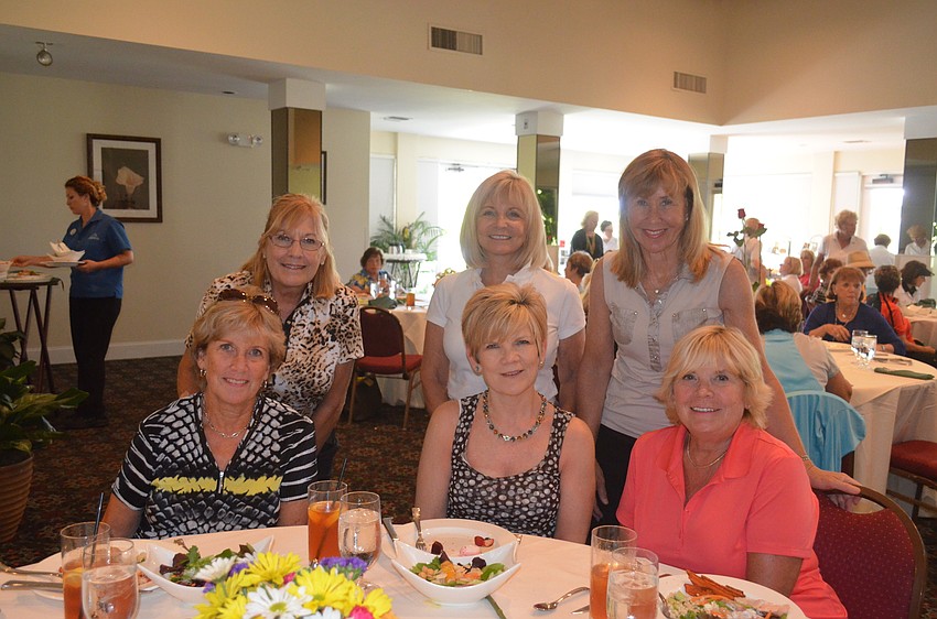 Front row: Nancy Shirreffs, Tamara Price and Andree Keebaugh; back row: Michele Kaleida, Mary Meloche and Linda Rhinelander