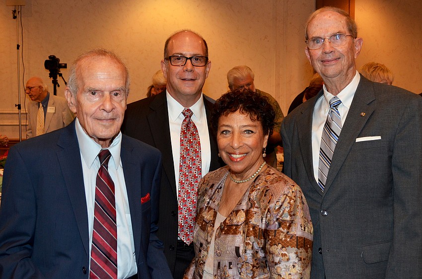 2015 Hall of Fame Honorees David S. Howard, Jay Handelman, Carol Poteat Buchanan and Robert Kimbrough