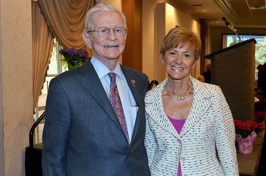 Senator Bob Johnson and Karin Gustafson