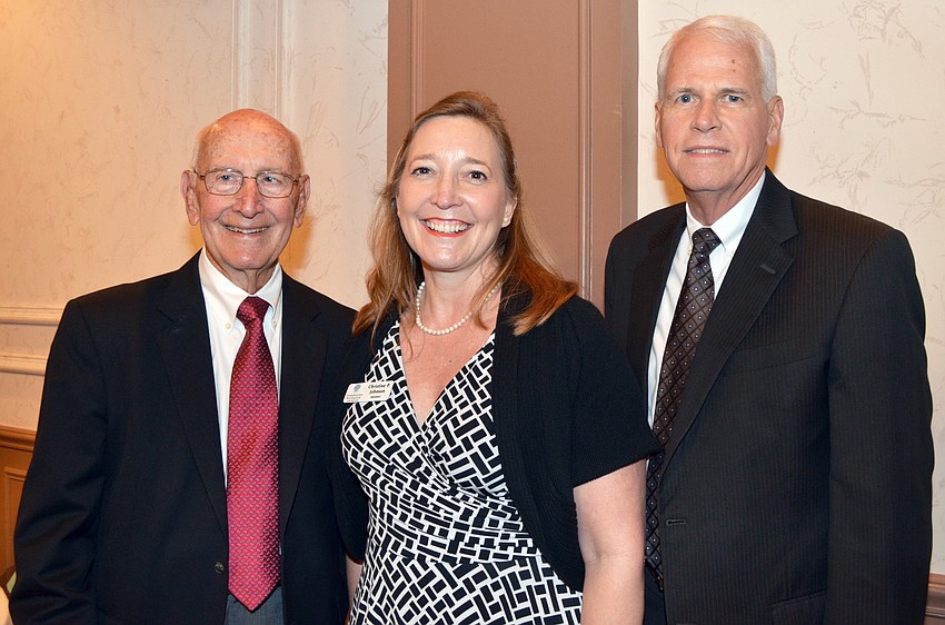 Bill Harrison, Christine Johnson and Dan Bailey