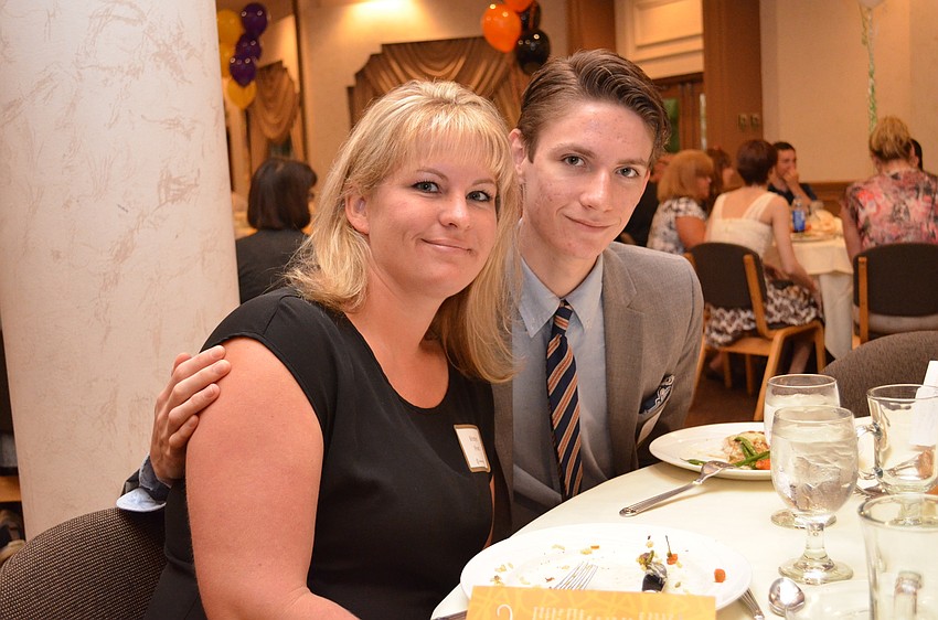 Kristyn Frost with her brother Richard Frost.