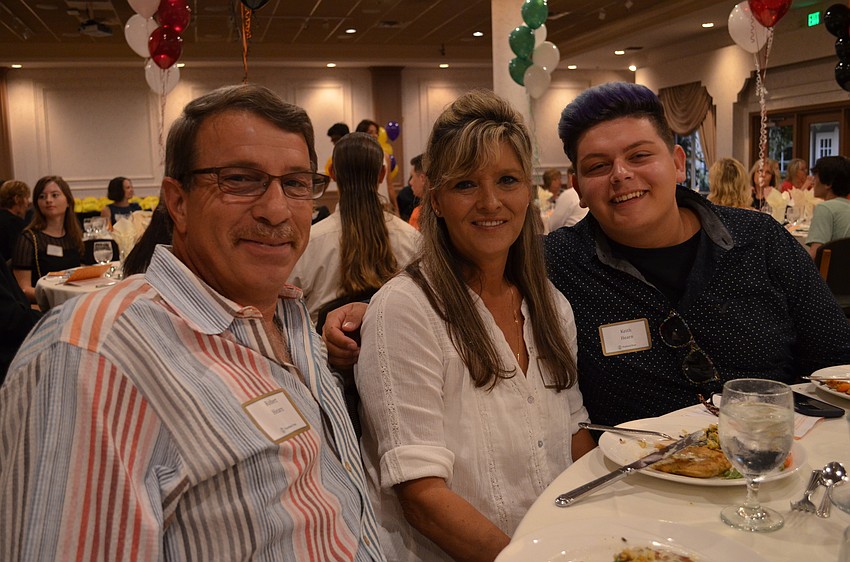 Robert and Lori Heam with their son Keith Heam.