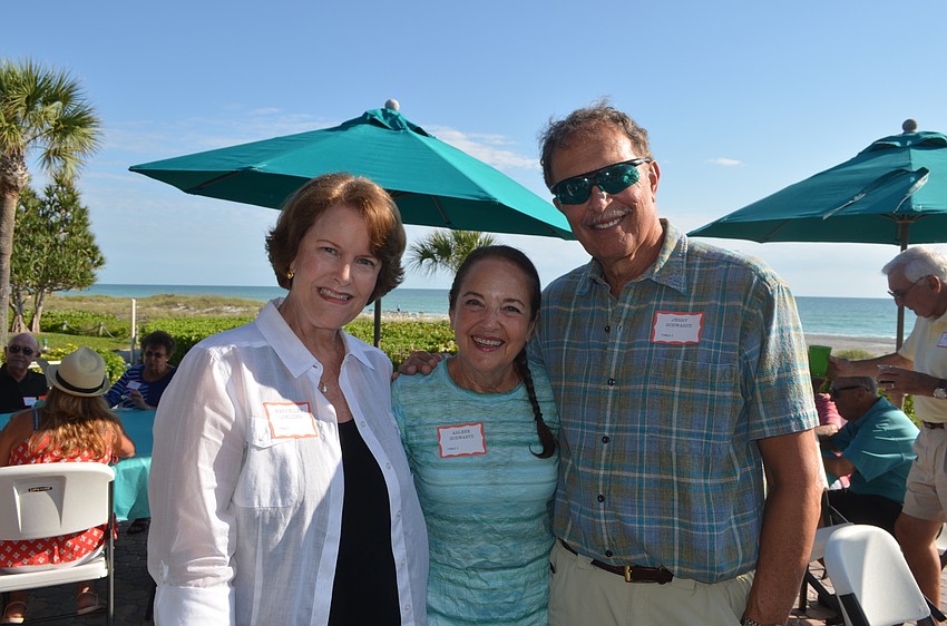 Mary Ellen Licklider with Arlene and Jerry Schwartz