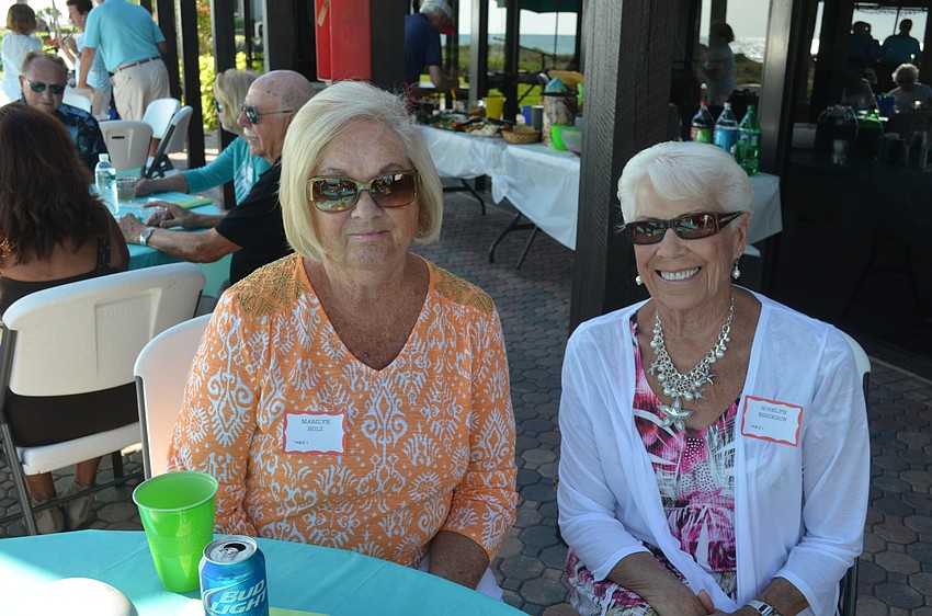 Marilyn Holz and Roselyn Erickson